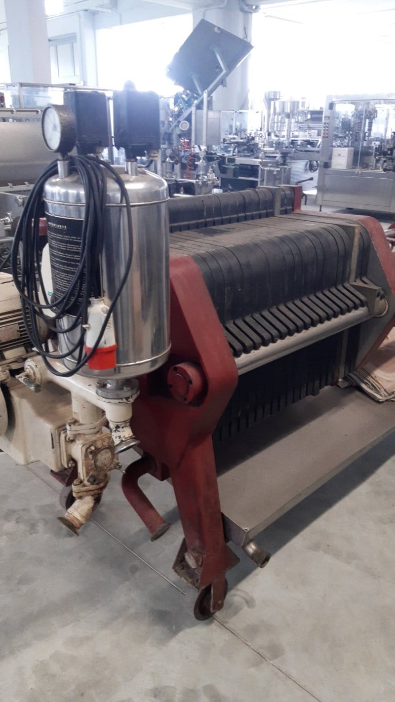 DAL CIN MONOPRESS FILTER PRESS 60X60 WITH 20 PLASTIC PLATES, SECOND-HAND MACHINE