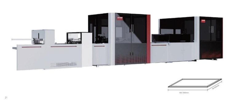 Maquina tapa dura contracolado JDS QFM460YB / JDS QFM600YB