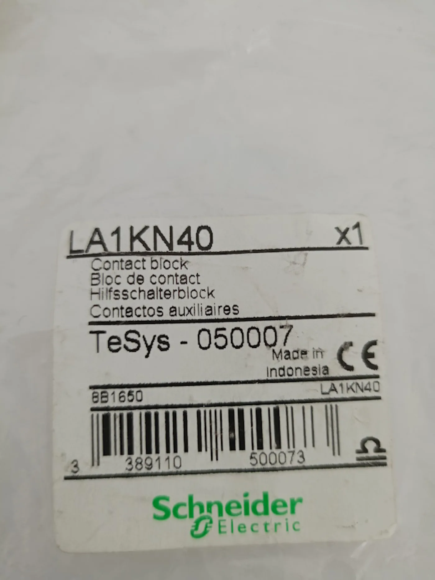 Schneider Hilfsschalterblock LA1 KN40 6 Stck. - 3