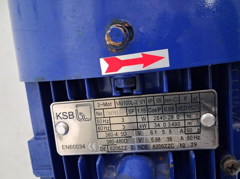 KSB Movitec Vertical Multistage Centrifugal Pump