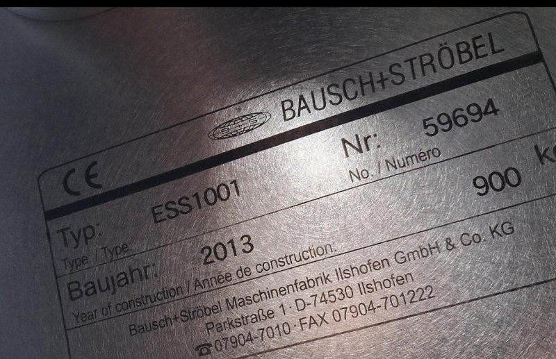 Bausch+Ströbel ES1001 Rundläufer Etikettiermaschine