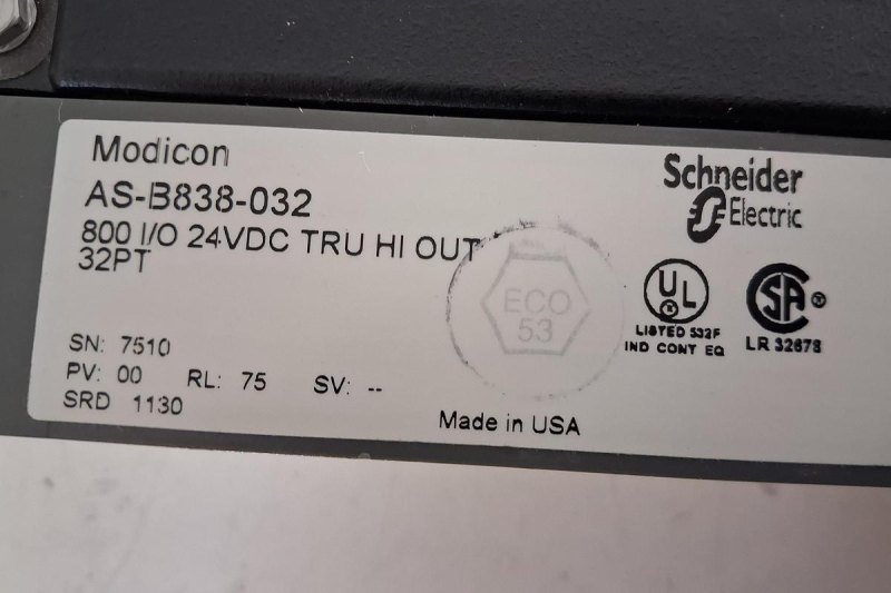 Modicon AS-B838-032 32-Point 24 VDC Output Module