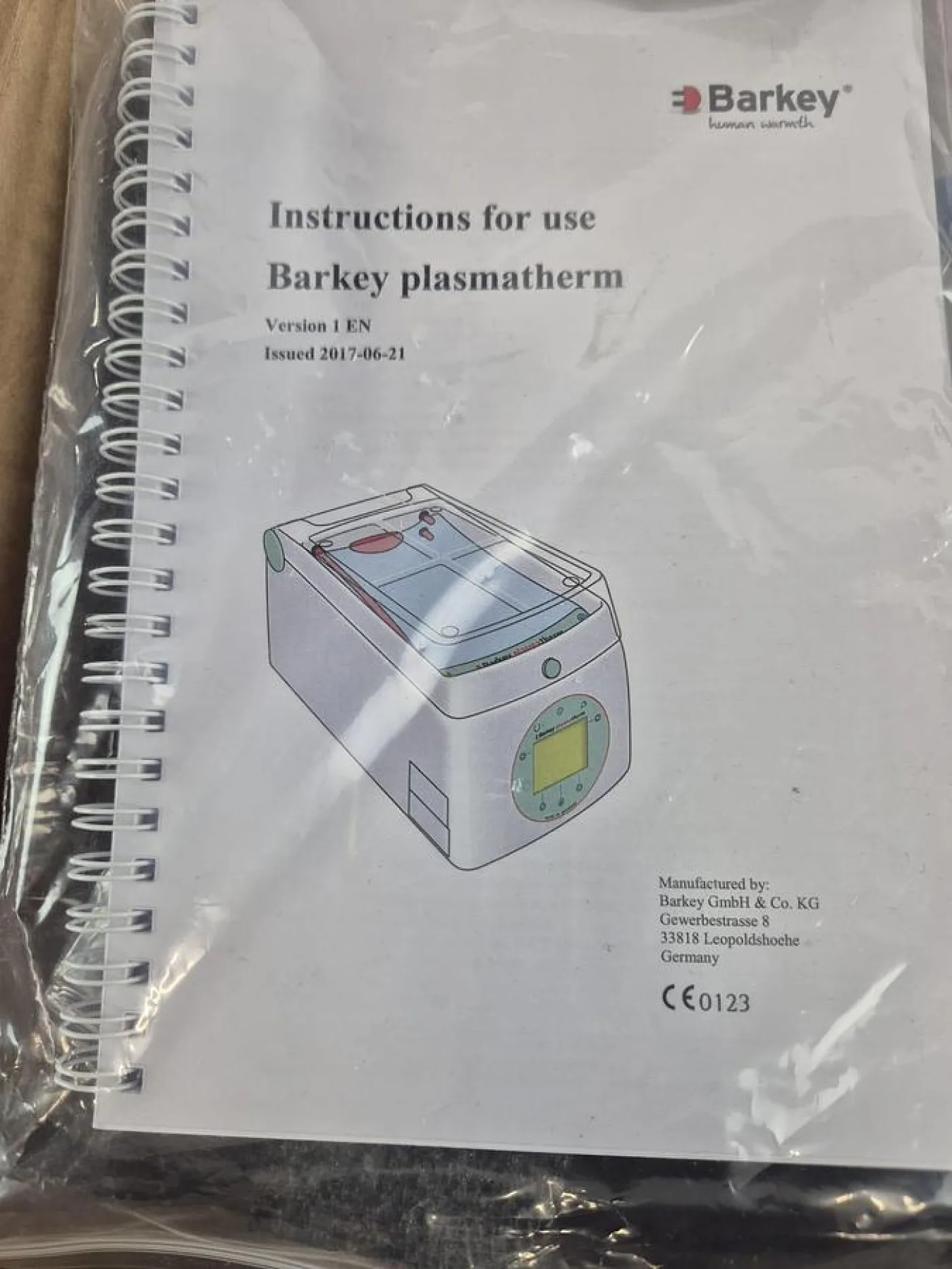 Barkey Plasmatherm Laboratory plasma thawer - 8