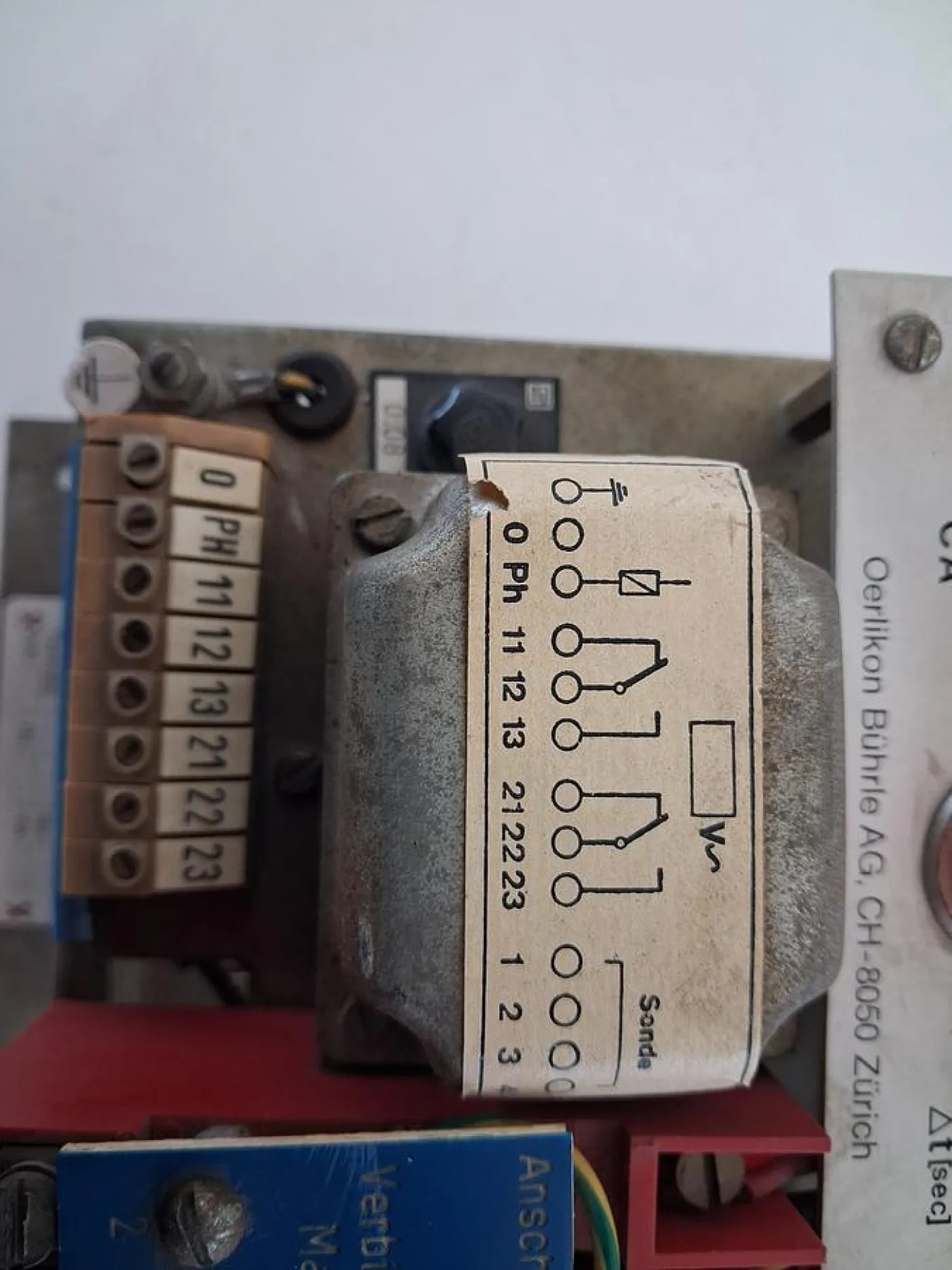 Oerlikon-Bührle WDZXC-4 Induktiver Näherungsschalter Prüfgerät - 6