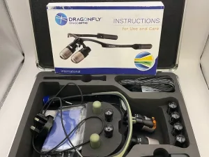 Orascoptic Dragonfly Pro Olive Eye Zoom Max in case