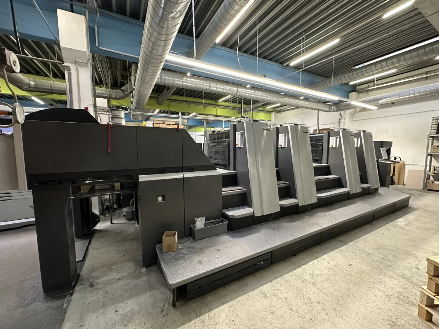 Heidelberg XL 75-4-P offset printing press - 6