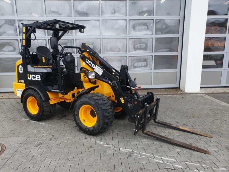 Jcb 403 Klappdach / Schaufel - Gabel / nur 152h!