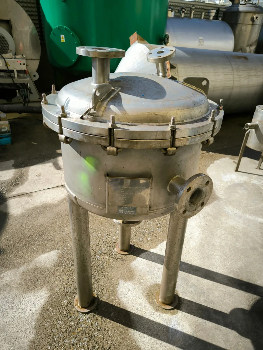 0,18 m2 STAINLESS STEEL SINGLE-PLATE FILTER