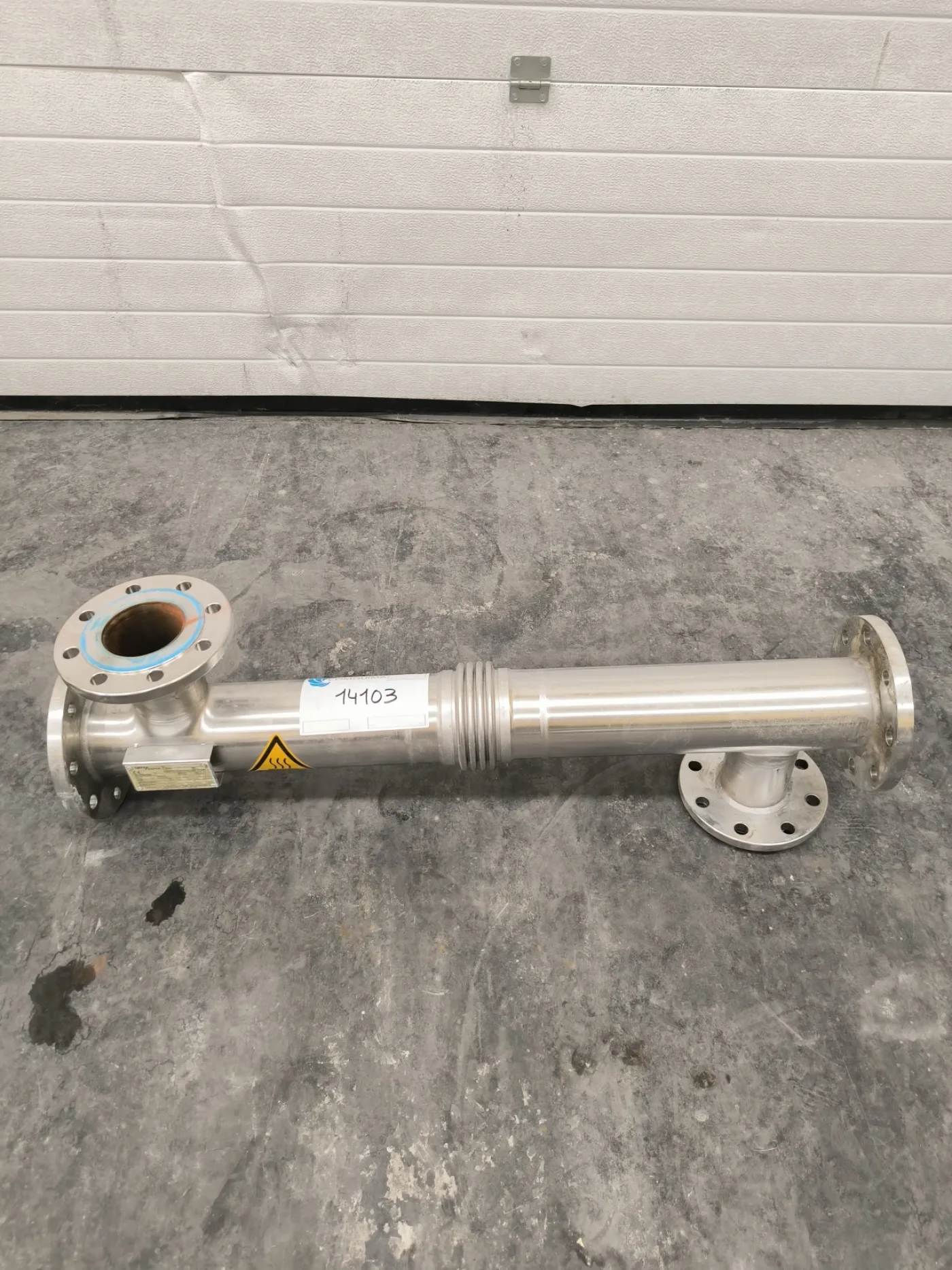 STAINLESS STEEL TUBULAR HEAT EXCHANGER 0.8 M² SPIRAX SARCO SXS VES 4" - 1