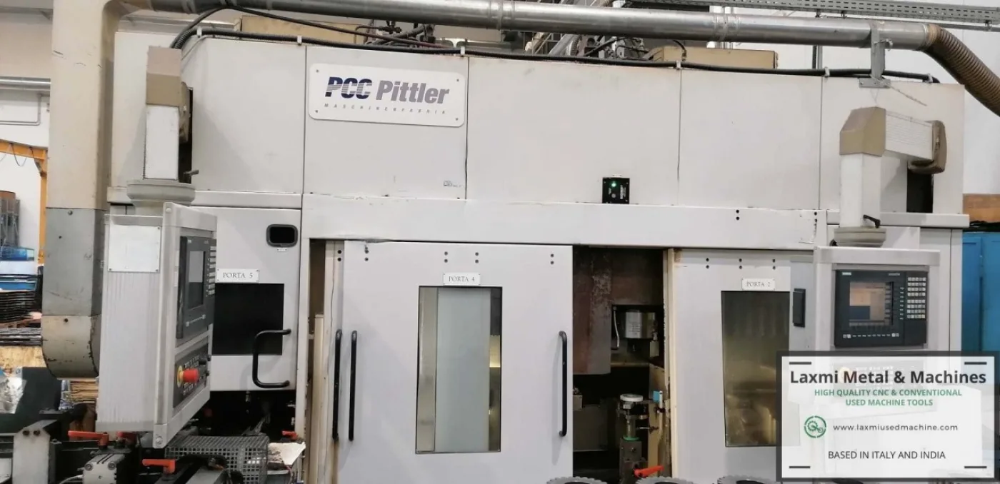 TWIN SPINDLE CNC LATHE, PITTLER - PV SL 1/2-2 - Laxmi Metal & Machines, Rohtak - 1