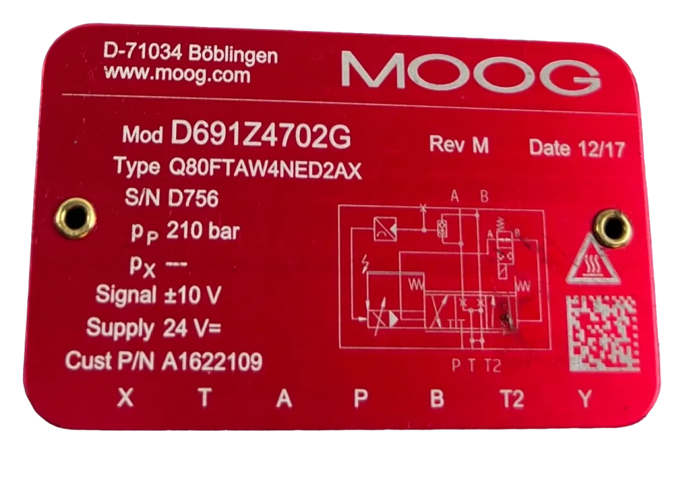Moog MOOG D662Z4854B Proportionalventil Art.-Nr. 662485 - 5