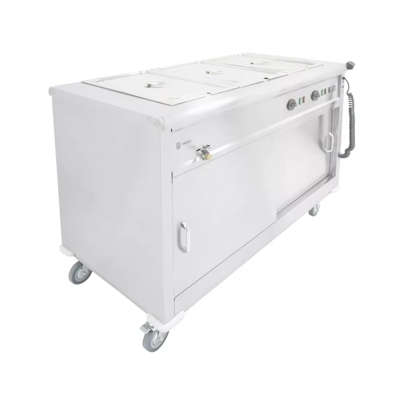Parry Mobile Servery with Bain Marie Top MSB12 - islandcatering - 1