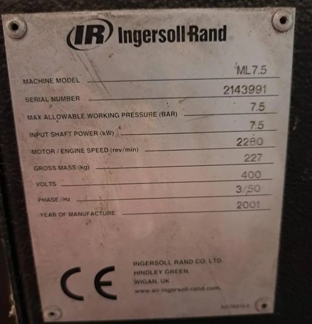 Compressor Ingersoll rand