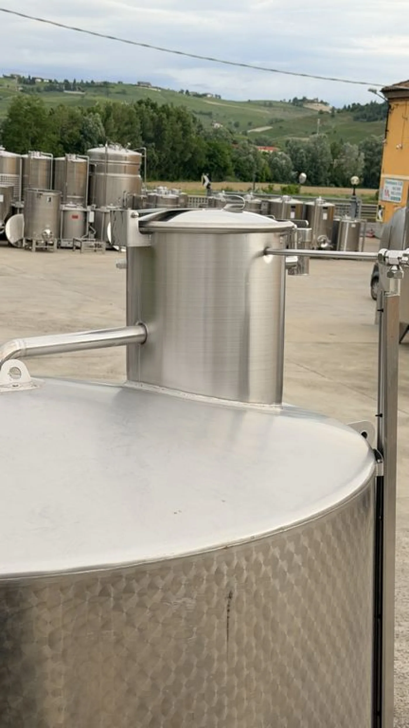 STAINLESS STEEL TANK BRAND DI ZIO, MODEL WINEMAKING/STORAGE, LITER CAPACITY 5.000 (HL 50) ABOUT, SECOND-HAND EQUIPMENT - 6