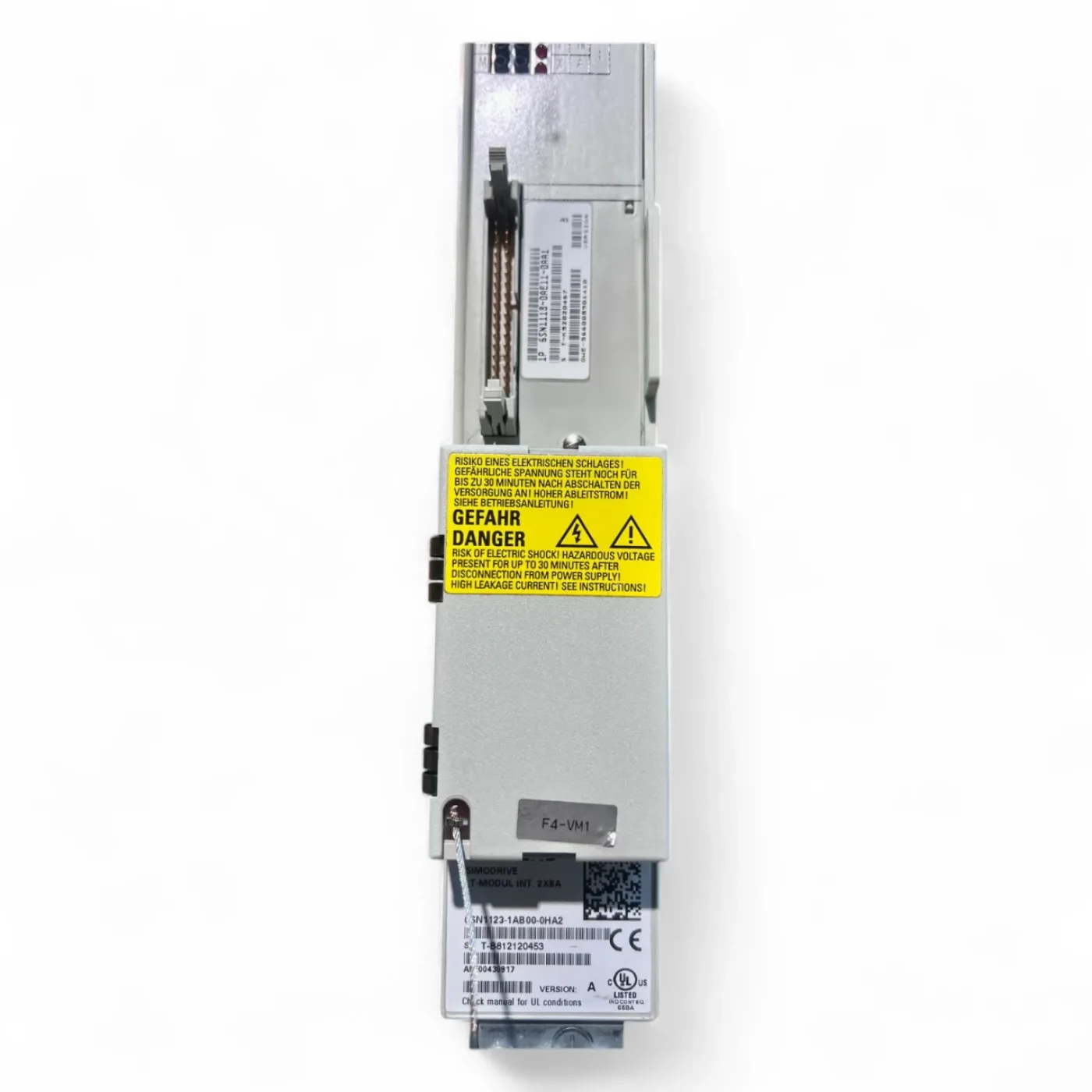 Siememens Simodrive LT-Modul INT. 2x8A Art.-Nr. 6SN1123-1AB00-0HA2 + Regelungseinschub Art.-Nr. 6SN1118-0AE11-0AA1 z. B. IMA 810 V - 5