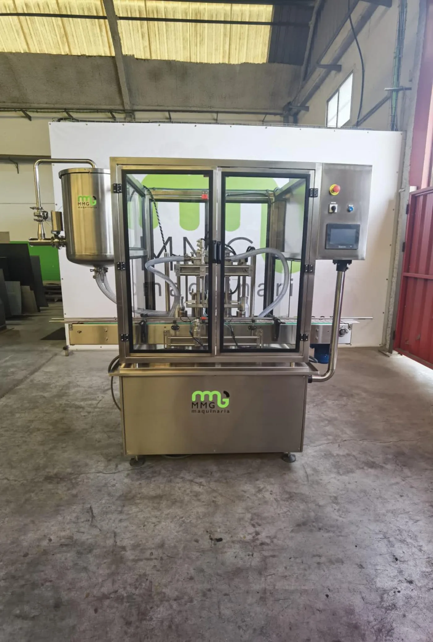 Llenadora automática de 2 pistones con capacidad hasta 1 litro acero inoxidable AISI316L nueva - 1