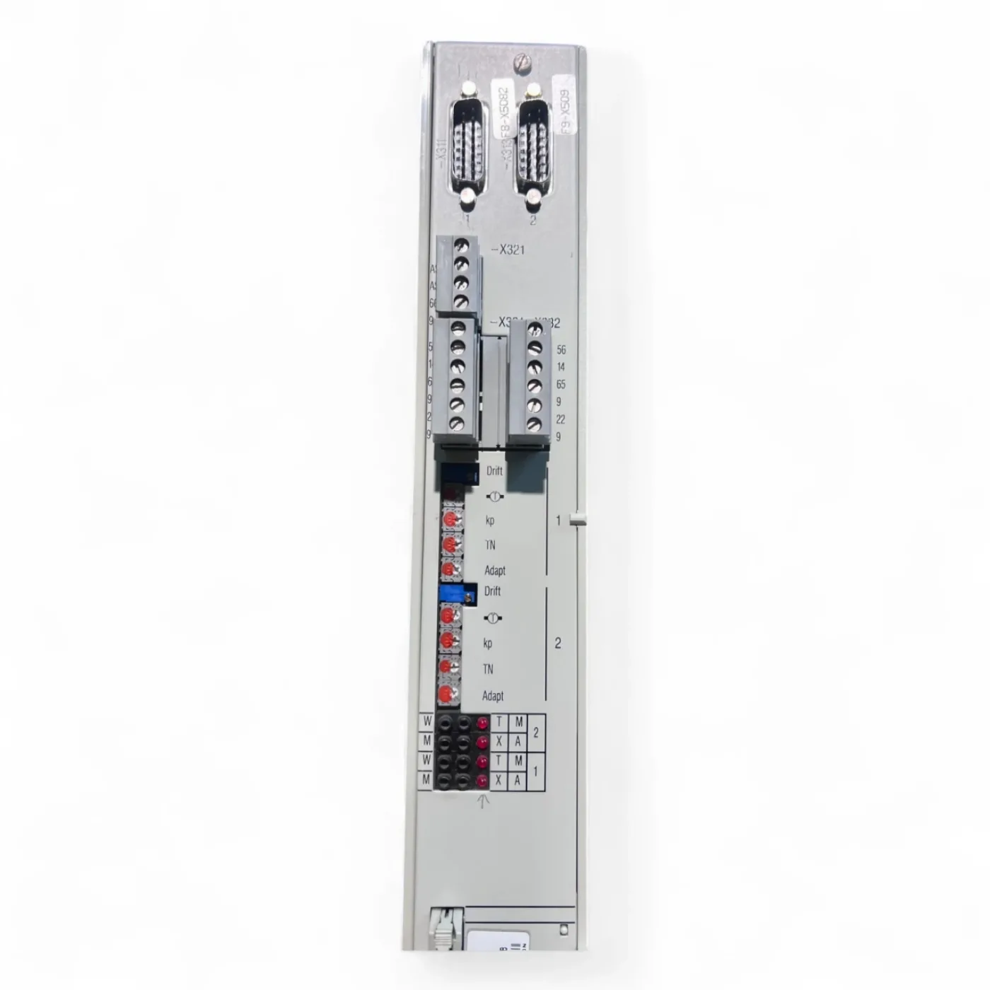 Siemens Simodrive LT-Modul INT. 2x15A Art.-Nr. 6SN1123-1AB00-0AA1 + Regelungseinschub Art.-Nr. 6SN1118-0AE11-0AA1 z. B. IMA 810 V - 4