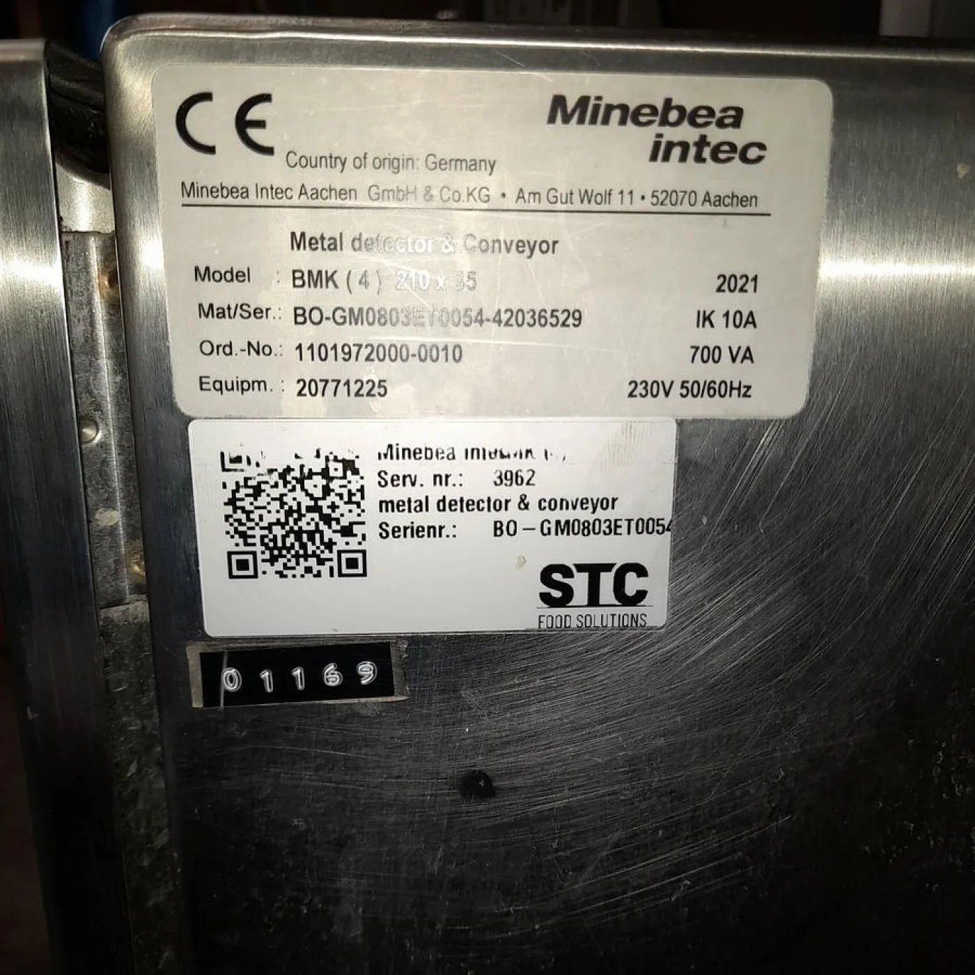 Minebea Intec Metal Detector and Conveyor - 7