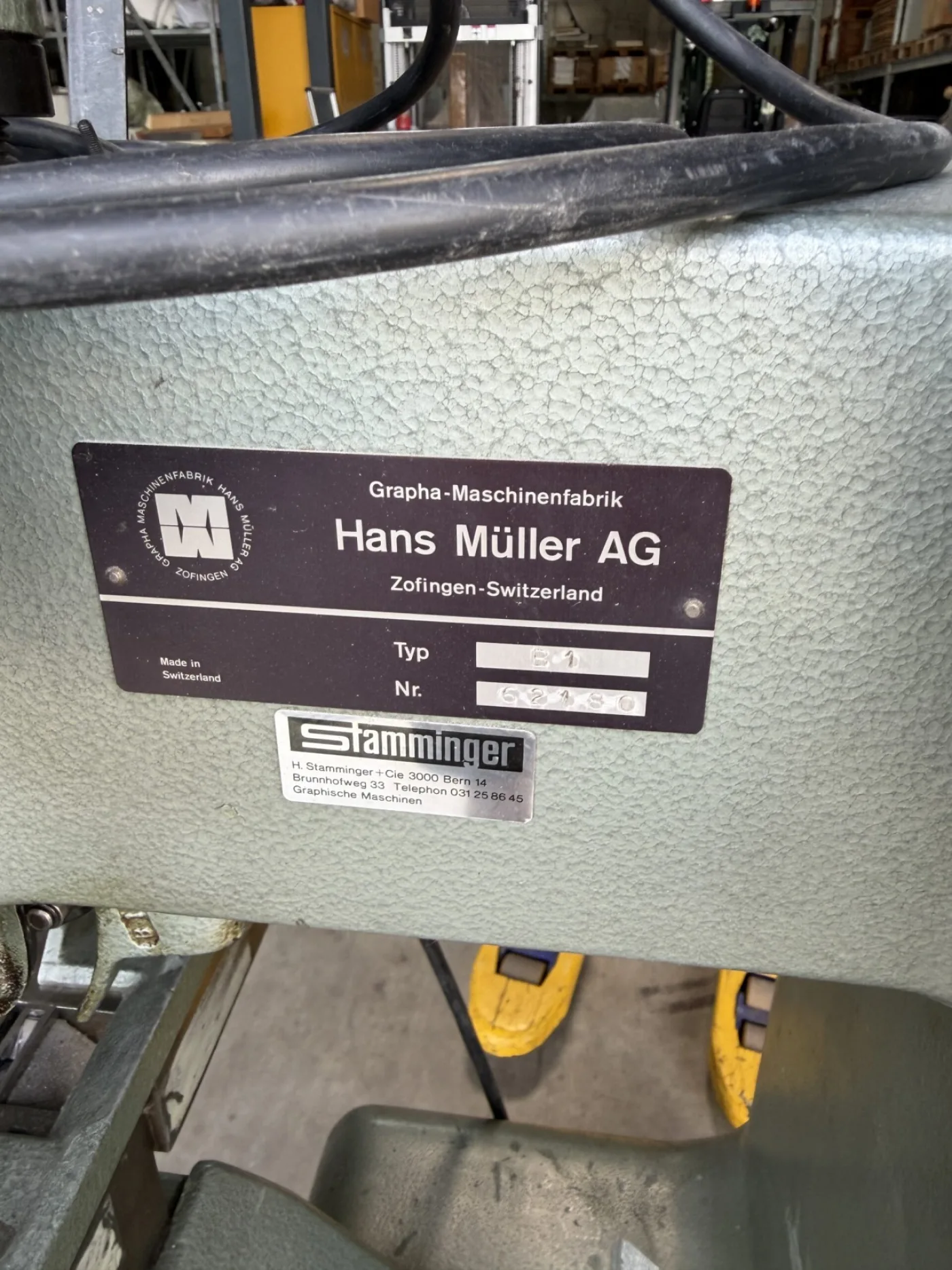 Agrafeuse à fil HANS MULLER B1 - 2