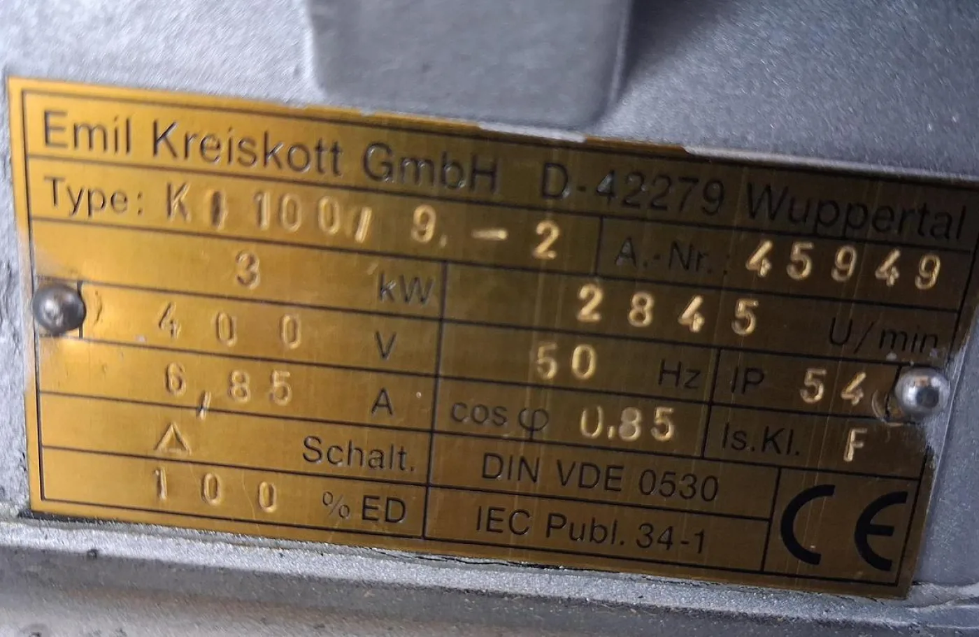 Emil Kreiskott K 100U 9-2 Radialventilator - 6