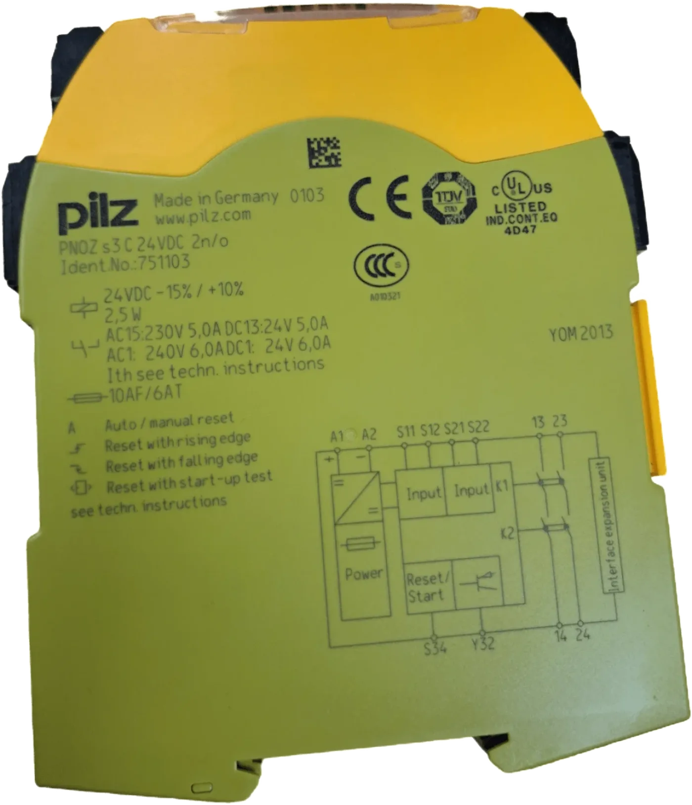 Pilz PNOZ sigma Sicherheitsschaltgerät 751103 - 1