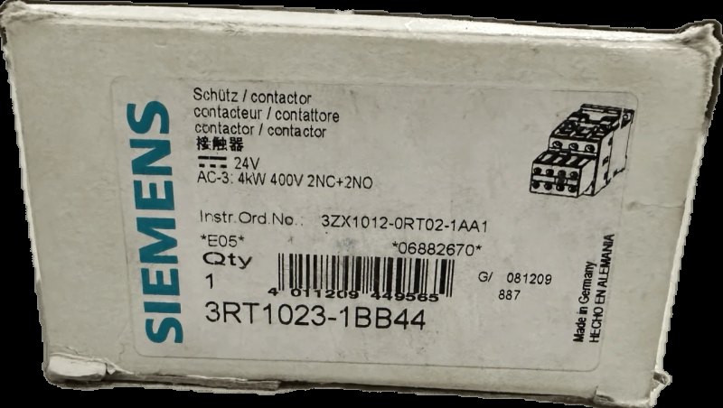 Siemens Leistungsschütz 3RT1023-1BB44