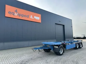 Van Hool 3-assige aanhanger / 20FT / BDF / schijfremmen / ALCOA / liftas / NL-aanhanger