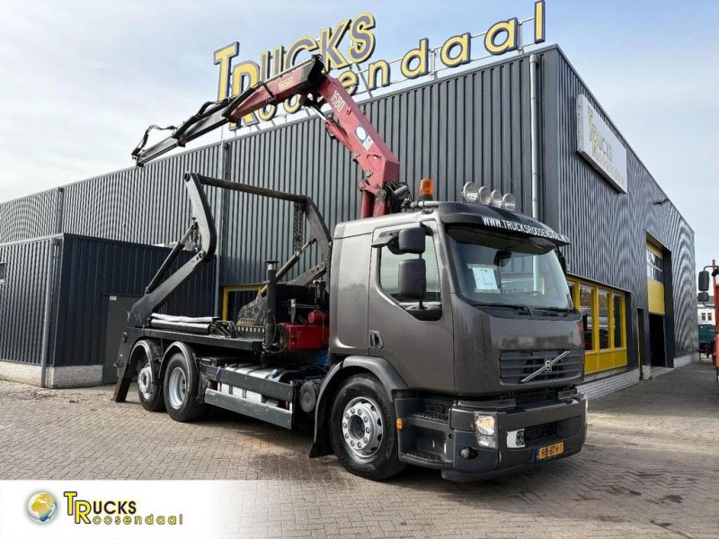 Volvo FE 330 + HMF 1680 + 6X2 + CONTAINER SYSTEM