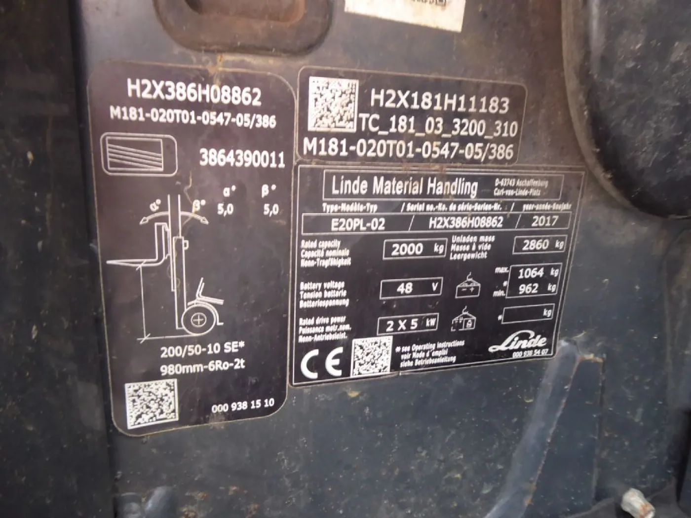 Linde E20PL-02 - 4
