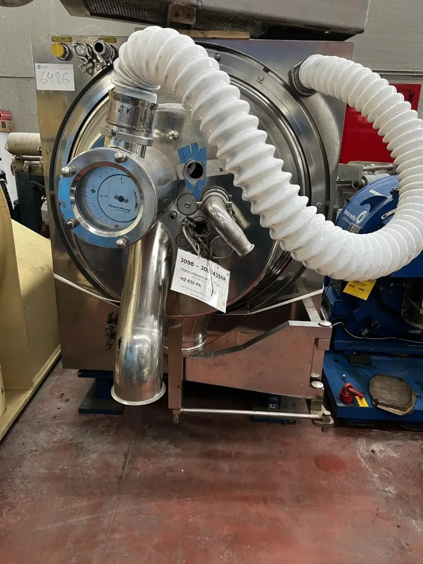 USED KRAUSS MAFFEI IN STAINLESS STEEL 316 HZ 630 Ph CENTRIFUGE - 2