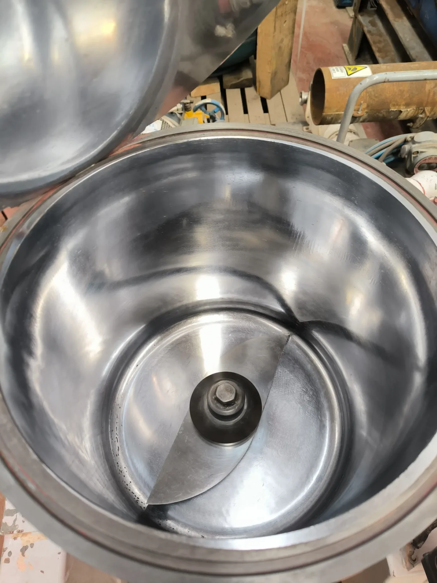 GRINDER MILL STAINLESS STEEL 50 LITERS WITH JACKET, TILTING DISCHARGE AND CONTROL PANEL - 2
