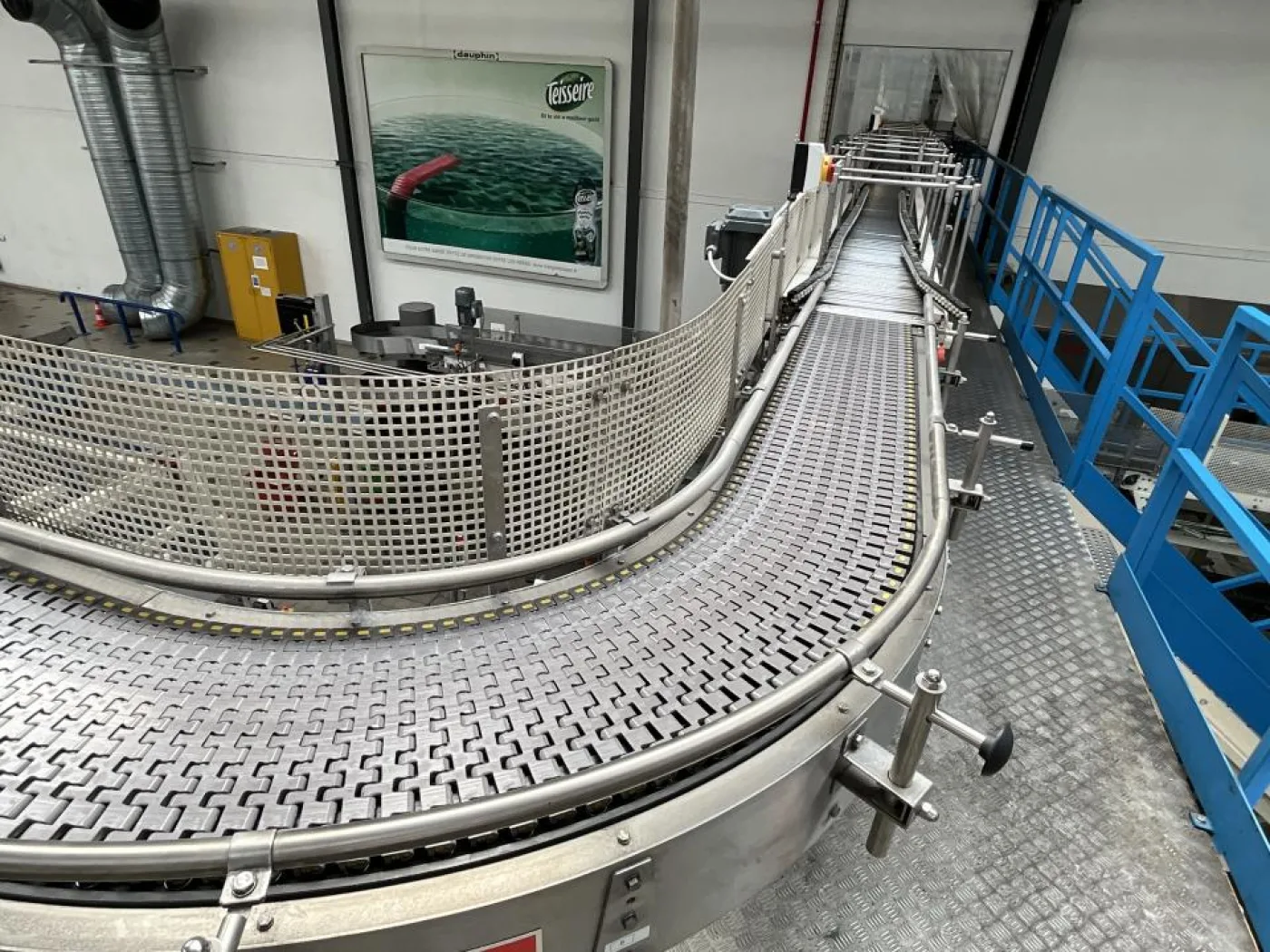 Sipac Sipac and Anduze Overhead Convoyeur Belt from Spiral Elevator to Palletiser - Line 1 - 8