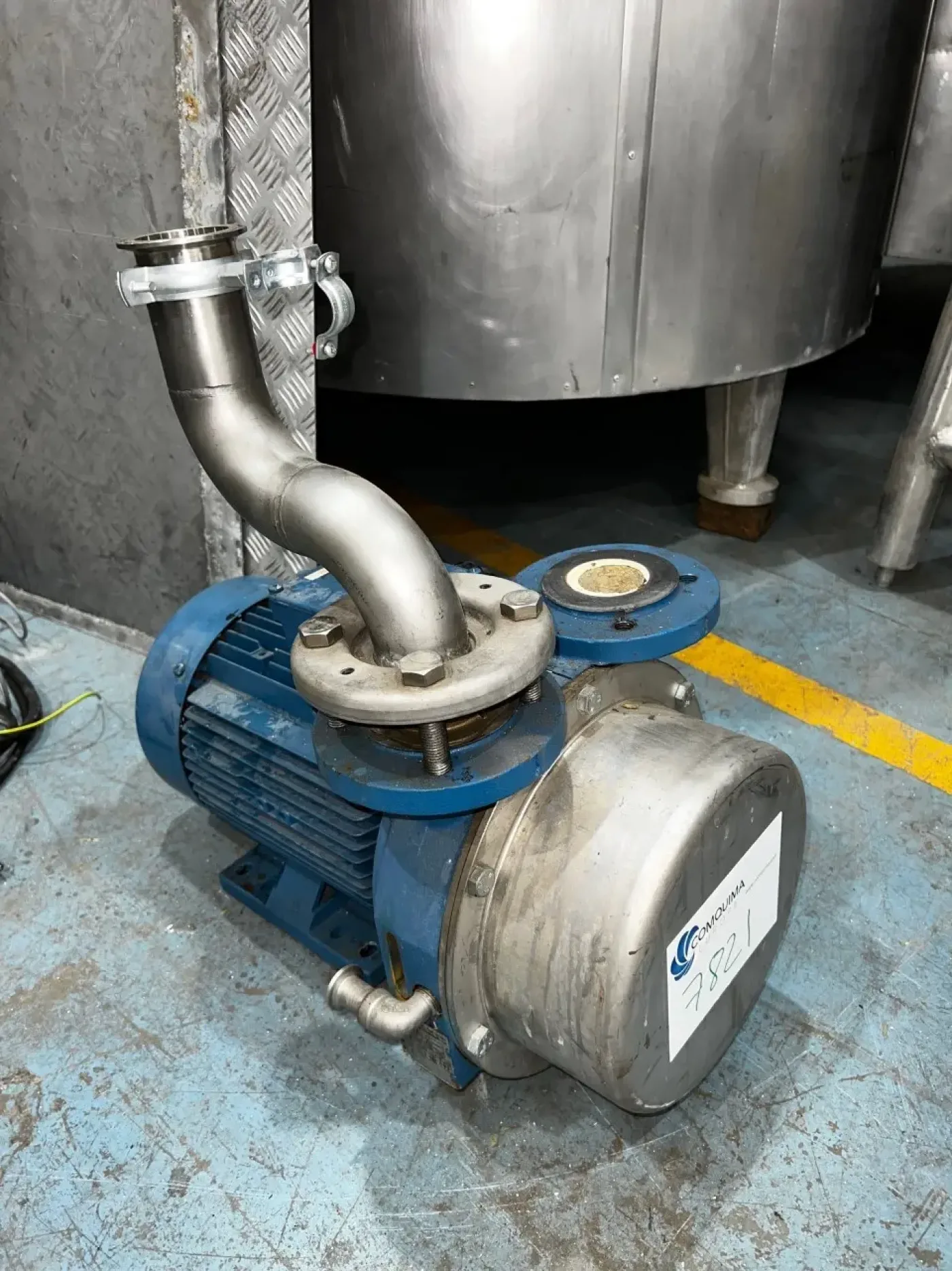 USED STAINLESS STEEL VACUUM PUMP 5.5 kW - 4