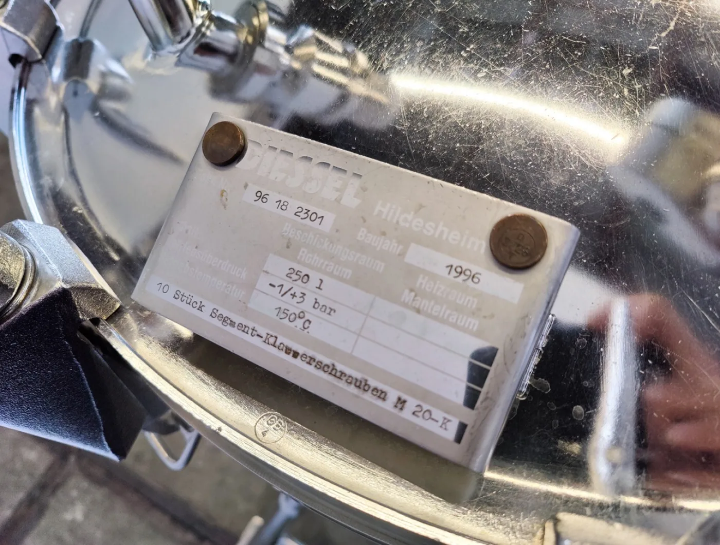 Diessel 200 Ltr. - Pressure vessel - 8