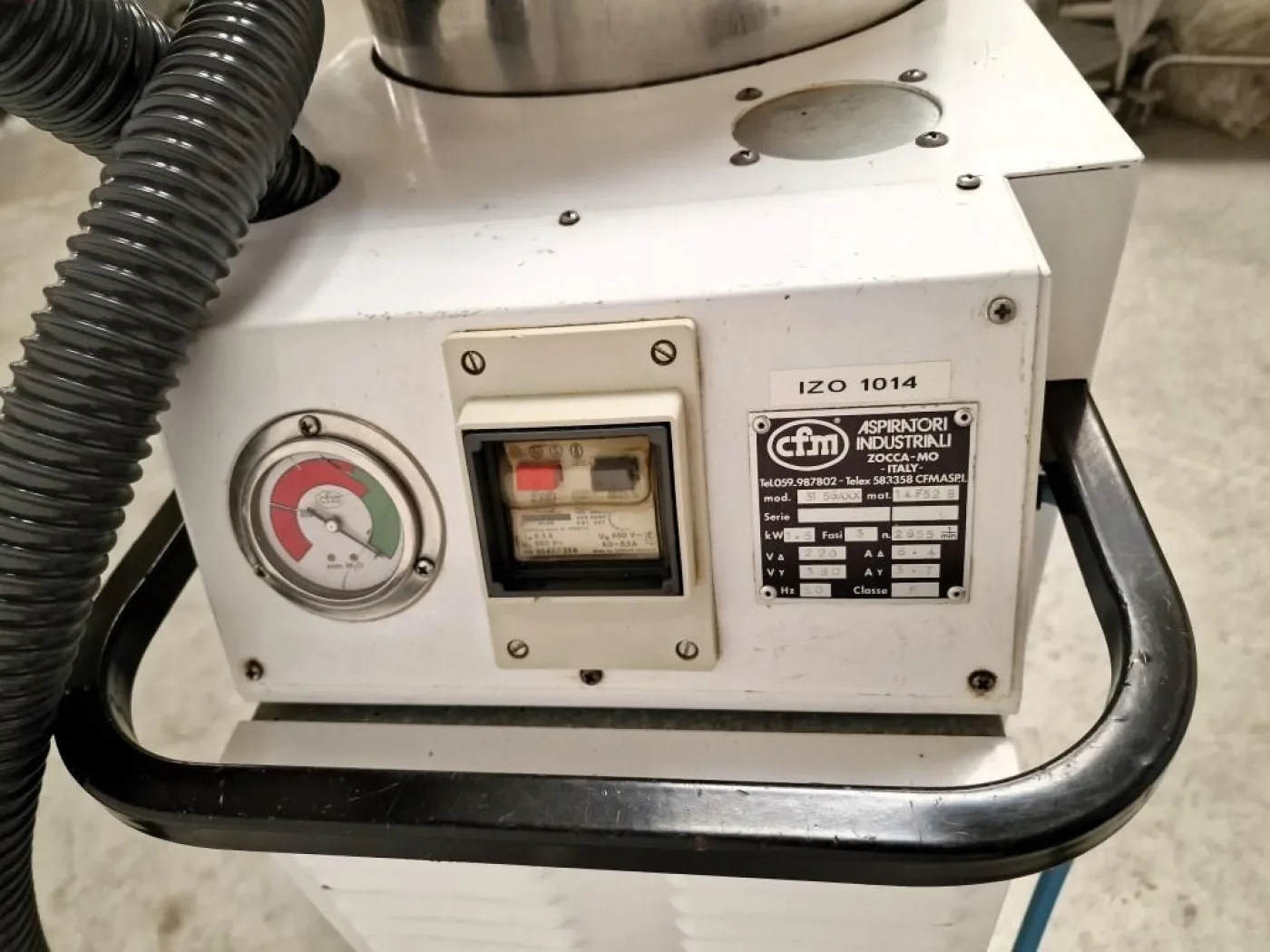 ASPIRATORE INDUSTRIALE – CFM – MOD. 3156 AXX - 3