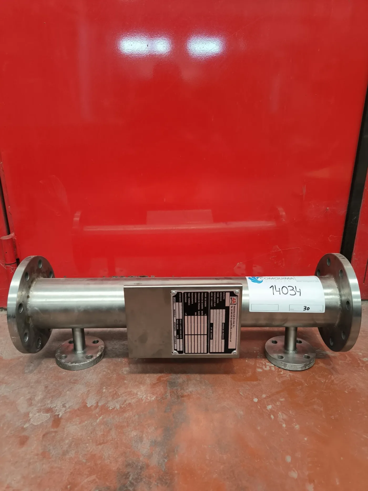 TUBULAR HEAT EXCHANGER 0.4 M² - 1