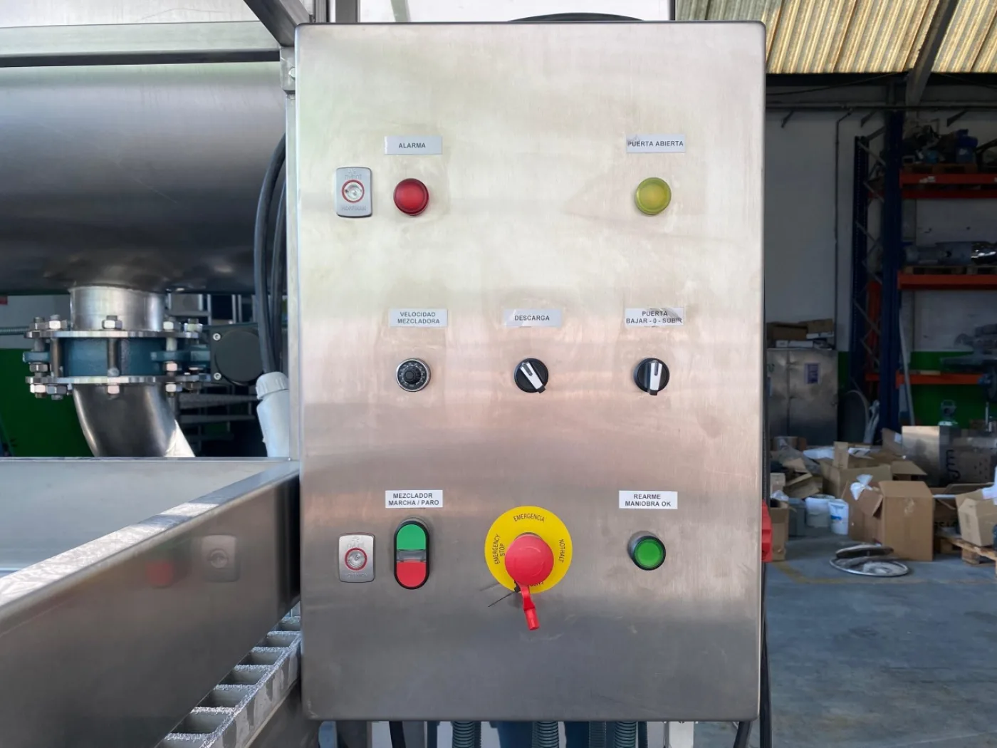 MEZCLADORA HORIZONTAL DE BANDAS 250L A/INOX NUEVA - 7