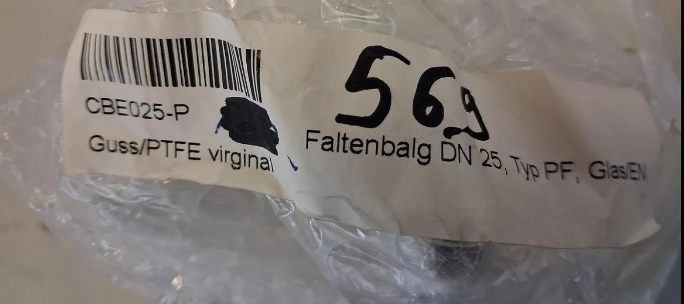 Normag Faltenbalg-Kompensator DN 25, Typ PF - 3