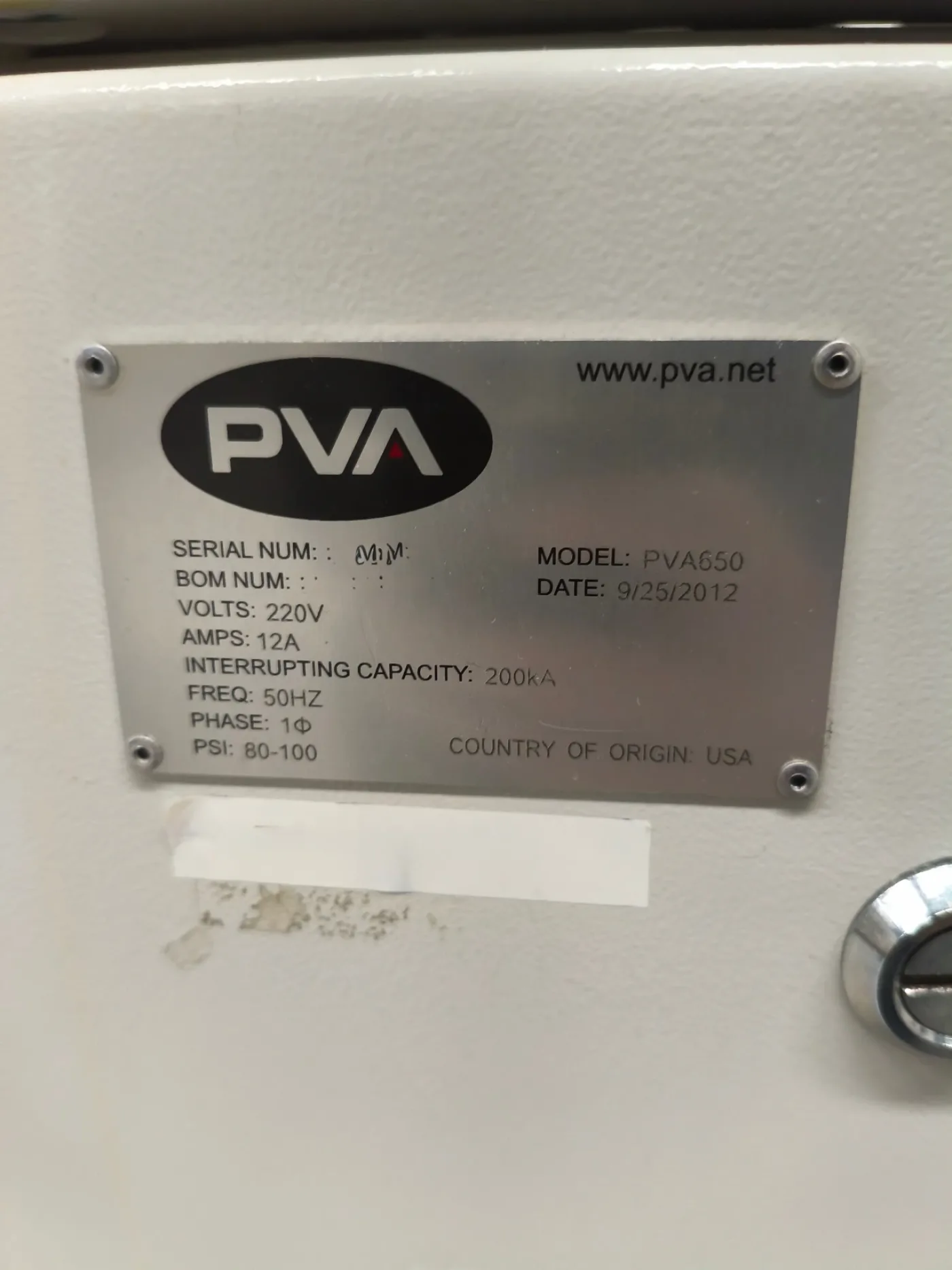PVA PVA650, vintage 2012, conformal coating machine - 4