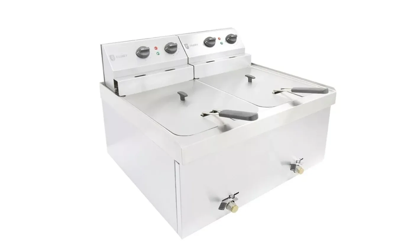 Falcon Fryer E3840 Dominator Plus Single Pan Twin Basket 20L Electric - islandcatering - 4