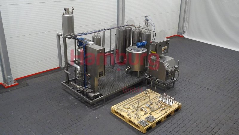 Ice Cream Mix Pilot Pasteurisation Plant with Homogeniser - Talleres Garvía / FBF Iberica