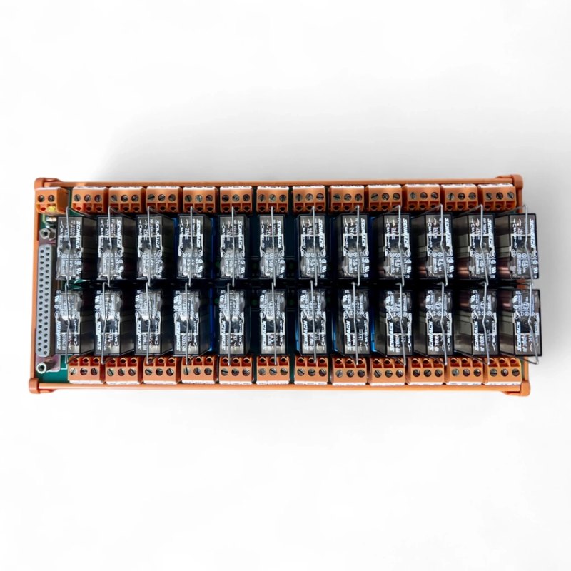 Weidmüller Relaiskarte RSM24-C NUM mit 24x SCHRACK RP310024 Relais – 24 V DC