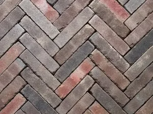Straatbaksteen Marken getrommeld