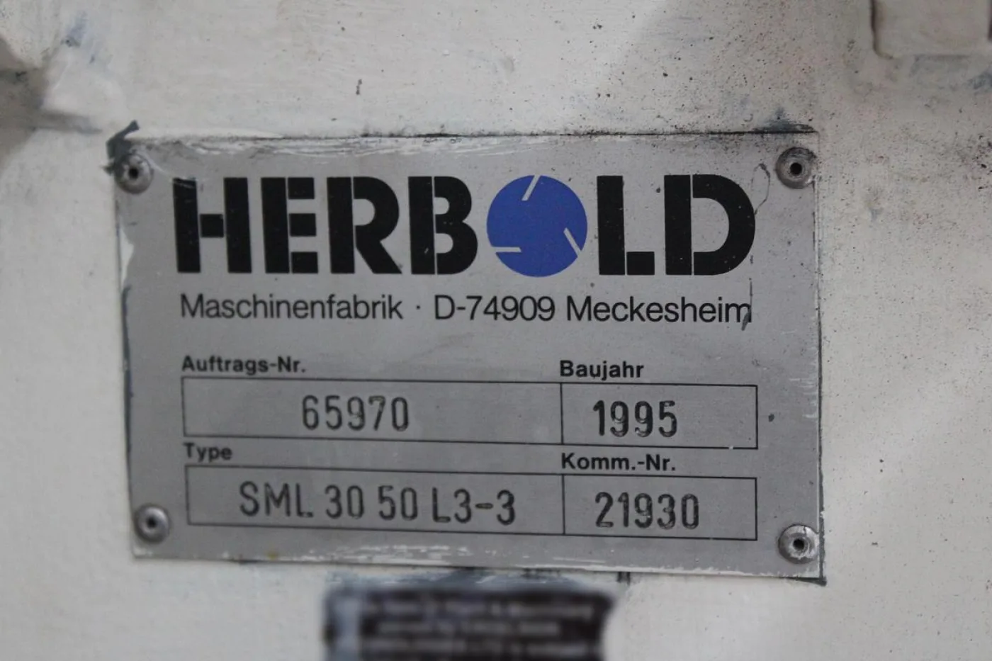 1995 HERBOLD SML 50 30 L3 RI0001 - 2