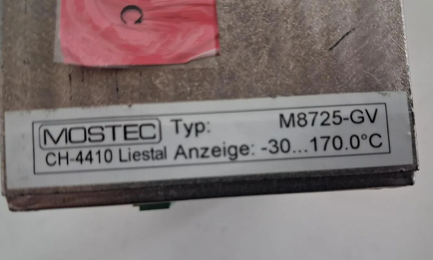 MOSTEC M8725-GV Digital Temperature Indicator 4–20 mA - 4
