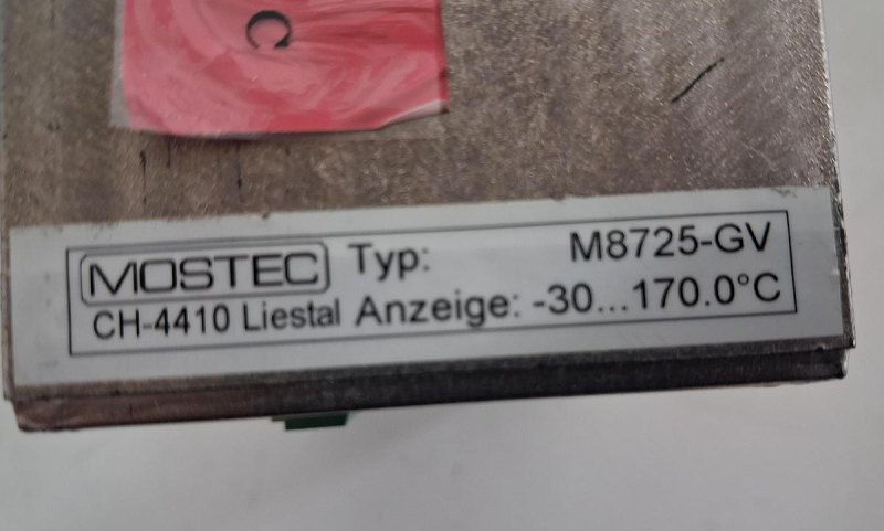 MOSTEC M8725-GV Digital Temperature Indicator 4–20 mA