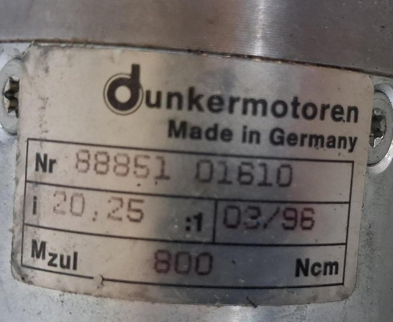 Dunkermotoren M48x50/I DC-Getriebemotor 24 V mit VDO Getriebetechnik