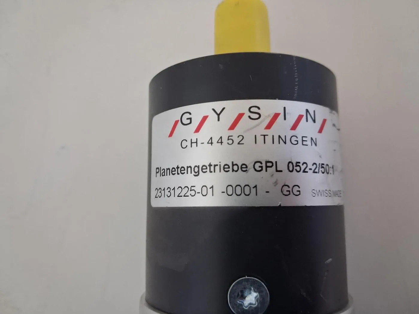 Gysin GPL 052-50:1 Permanentmagnet-Servomotor mit Planetengetriebe - 5