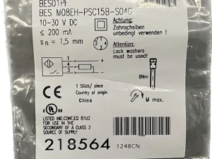 BALLUFF Induktive Standardsensoren mit Vorzugstypen BES M08EH-PSC15B-S04G