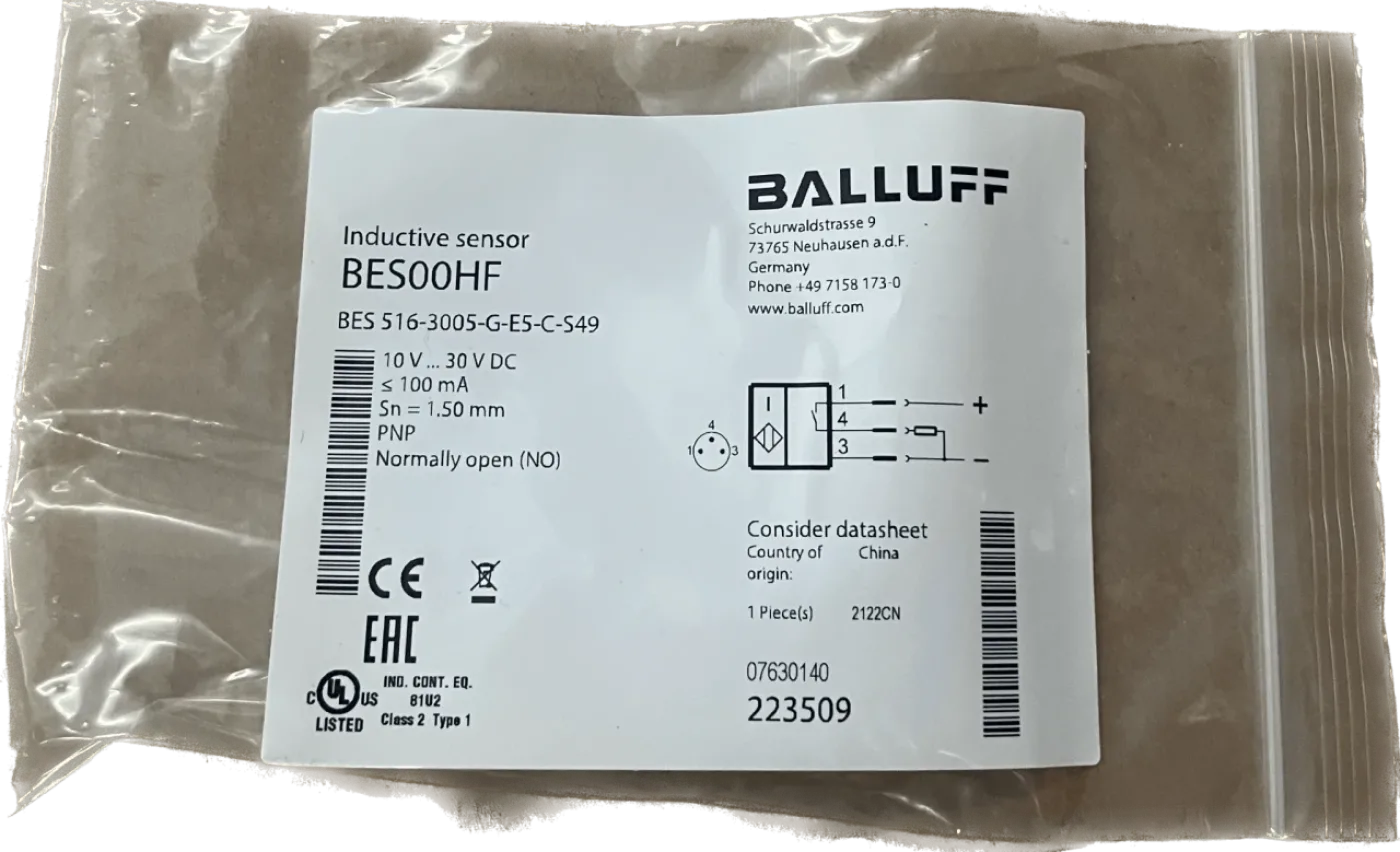 BALLUFF Induktive Standardsensoren mit Vorzugstypen BES 516-3005-G-E5-C-S49 - 3